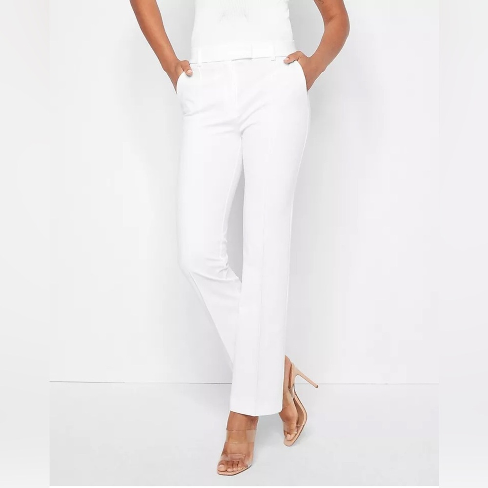 Express Bootcut Highrise White Pants - Size L